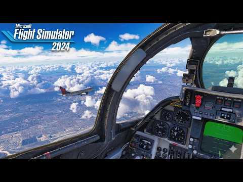 Intercepting Random Players with the F-14 Tomcat | MSFS 2024