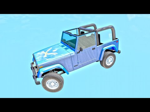 Car Jump Arena Madness #38 – BeamNG Drive