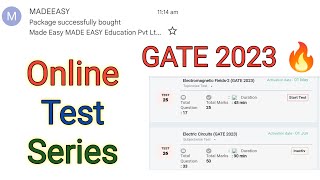 How to purchase online Test Series for  GATE 2023 | online test series made easy |My Engineering |