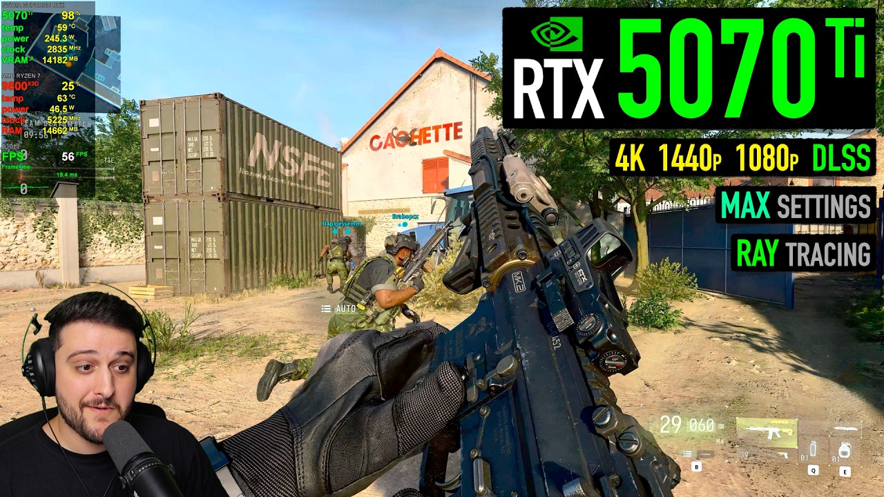 RTX 5070 Ti - Call Of Duty: Modern Warfare 4 Beta