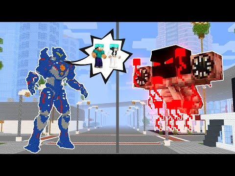Monster School || CHOO CHOO ROBOT VS HEROBRINE STRONG FAMILY - (PART 1) Minecraft Animation