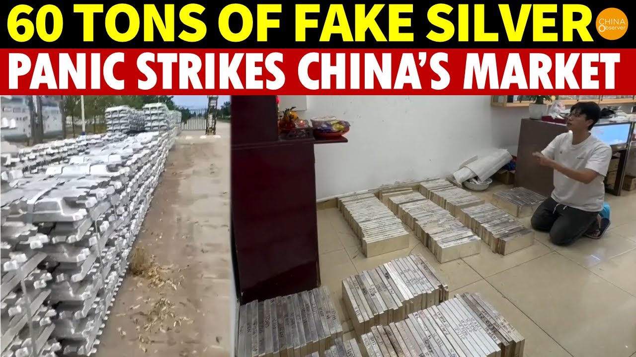 60 Tons of Fake Silver Flood Market! Iron and Lead Inside, China’s Largest Gold Market Panic Strikes