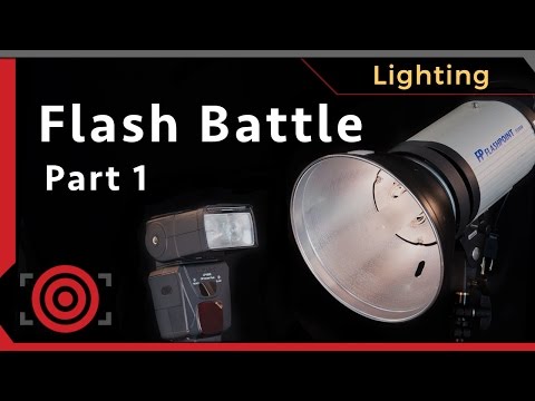 Speedlights vs Studio Strobes?  Which flash is better and why?  Strobist Photography Tutorial #2