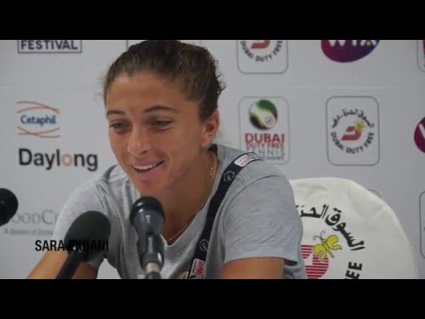 Sara Errani on singles success and doubles disappointment at Dubai Duty Free