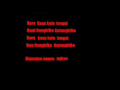 E moamoa raoi (Karaoke Version)
