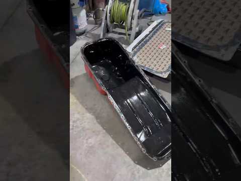 Oil pan reseal. #truckrepair #truck #trucks #repair #autorepair #repairing #heavymachinery