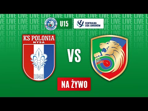 🔴 NA ŻYWO: Polonia Nysa Miedź Legnica | CLJ U15 Gr. C | Kolejka 12. 2025/2026