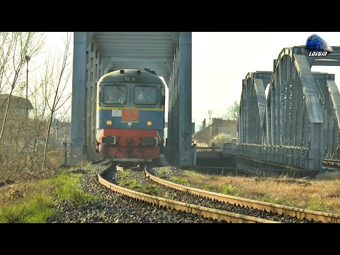 LDE2100 60-1645-0 & Marfar ViaTerra Spedition Freight Train in Oradea - 29 March 2021