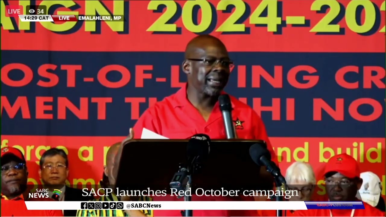 LIVE | SACP launches Red October Campaign