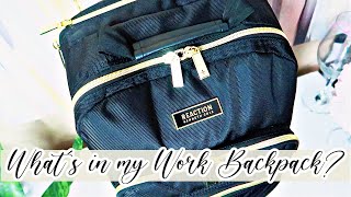 WHAT'S IN MY WORK BACKPACK | REACTION BY KENNETH COLE