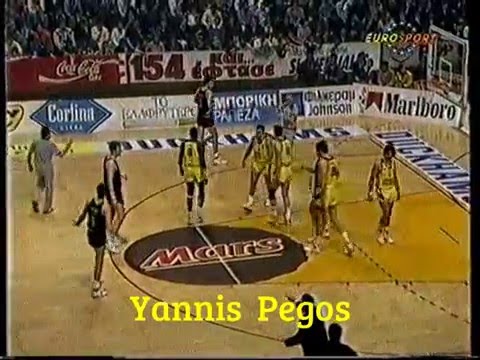 Jugoplastika - Aris 85-89  25/1/90  Eurosport