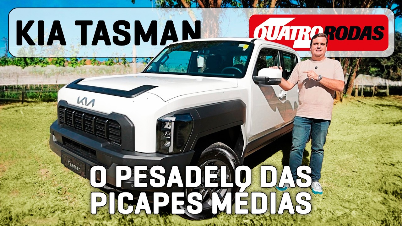 Kia Tasman é picape média a diesel que CHOCA no VISUAL e no PREÇO