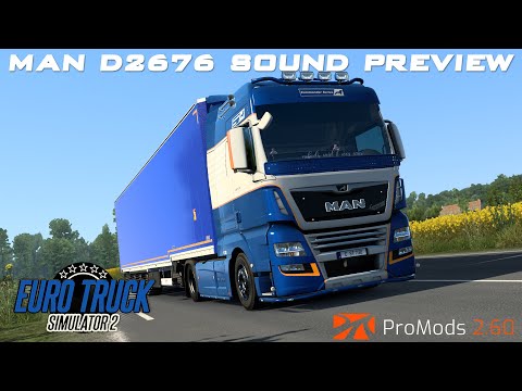 1ST DRIVE WITH MY D26 SOUND | ETS2 1.43 | ProMods 2.60 | MAN TGX 18.470 | Granville - Limoges