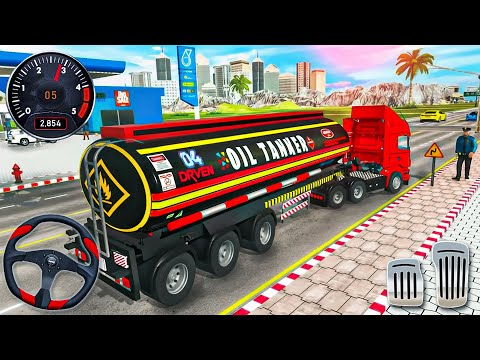 Truck Simulator US :Oil Tanker - Truck Transporter Driving - Android Gameplay