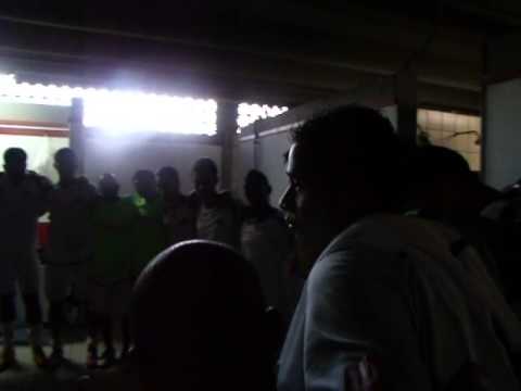 Vestiário da Cabofriense após jogo com o América- CARIOCA 2013-SEMIFINAL 1° TURNO