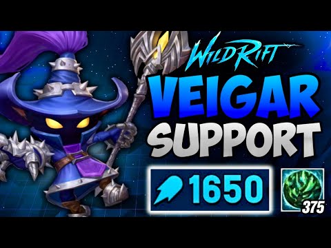 Wild Rift: 1650 AP VEIGAR SUPPORT - Break The Meta - Veigar Support Gameplay Guide & Build