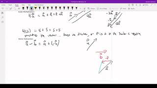 Vector Operations (Geometric Interpretation)