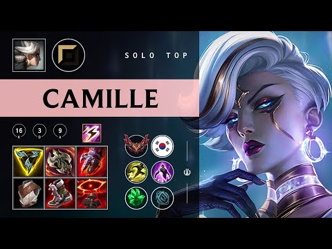 Camille Top vs Fiora - KR Grandmaster Patch 26.01