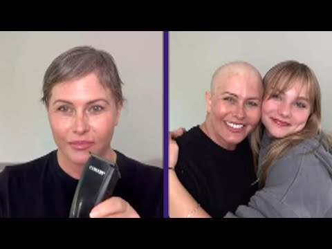 Baywatch's Nicole Eggert Shaves Head With Daughter...
