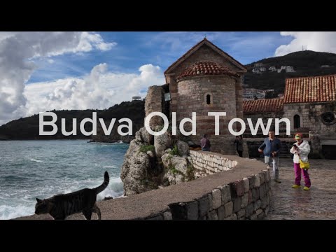 Old town BUDVA, Montenegro 4K Walking Tour