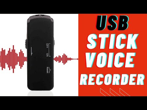Professional USB Stick Voice Recorder with Crystal Clear Sound REVIEW | 8GB & 140h SMT SECURITY