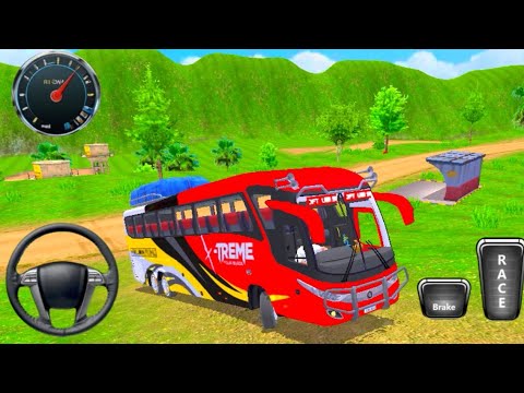 US Passenger Bus Coach Driver | 🇺🇸 | Offroad Bus Simulator Game 3D | Realistic Bus Game