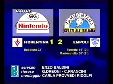 1997-98 (4a - 28-09-1997) Fiorentina-Empoli 1-2 [Batistuta,Tonetto,Martusciello] Servizio D.S.Rai3