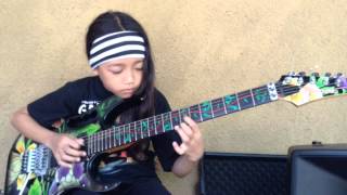 Tender Surrender by Steve Vai cover Ayu Gusfanz (9 Years Old Indonesian Guitarist)