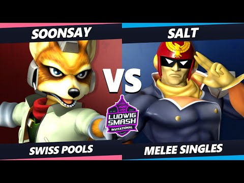 Ludwig Invitational - Soonsay (Fox) Vs. Salt (Captain Falcon) SSBM Melee Tournament