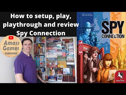 How to setup, play, playthrough and review Spy Connection by * AmassGames *