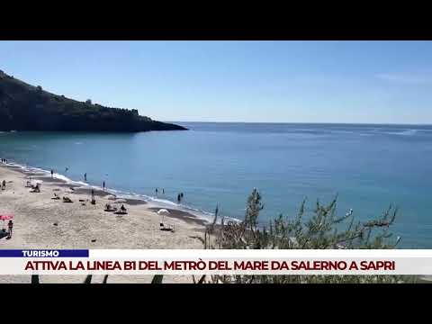 TURISMO. ATTIVA LA LINEA B1 DEL METRÒ DEL MARE DA SALERNO A SAPRI
