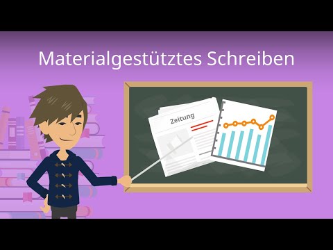 Materialgestütztes Schreiben | einfach erklärt