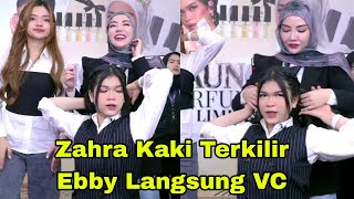 Download lagu ZAHRA JA*TUH DARI TANGGA LANGSUNG VC EBBY KAWATIR mp3