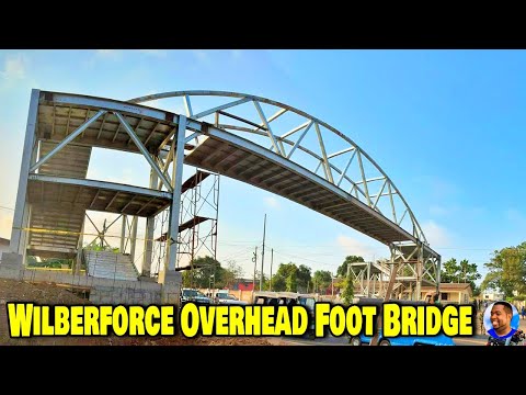 Live From The Construction Of The WILBERFORCE OVERHEAD FOOT BRIDGE - 🇸🇱 Vlog- Explore With Triple-A