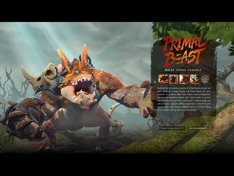 Dota 2 Primal Beast in-game introduction
