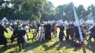 preview picture of video 'Ritterfest in Gangelt, September 2012, Feldschlacht (2)'