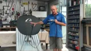 Grandpa shows how to install Christian Satellite TV   in Australia