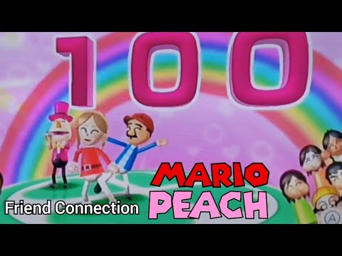 Wii Party - Mario & Peach Get The Perfect Score in Friend Connection