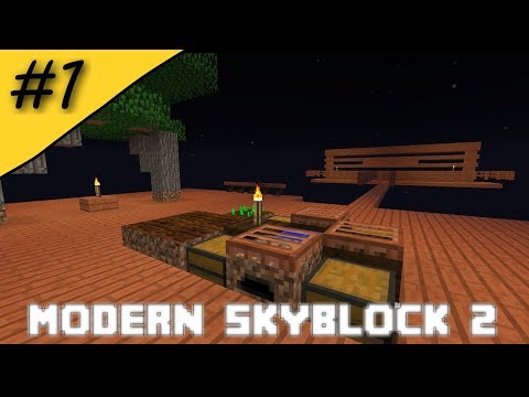 Modern Skyblock 2 - Wood Island Start - #1
