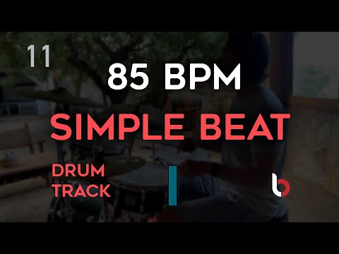 85 BPM Drum Beat - Simple Straight