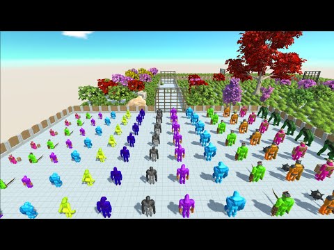 Mutant Primates Championship - Animal Revolt Battle Simulator