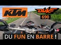 KTM 690 DUKE - DU FUN EN BARRE !
