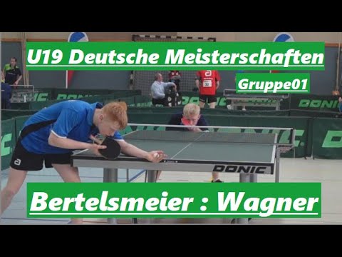 U19 Deutsche Meisterschaften | [Gruppe01] A.Bertelsmeier(2225TTR) : M.L.Wagner(1996TTR)