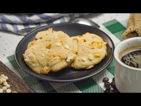Easy WHITE CHOCOLATE BUTTERSCOTH COOKIES Recipe | Recipes.net - YouTube