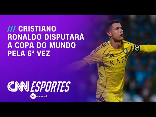 Cristiano Ronaldo é convocado para a sexta Copa e tenta ampliar recordes | LIVE CNN