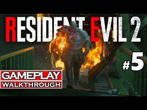 RESIDENT EVIL 2 REMAKE Gameplay Walkthrough Part 5 (Leon Story)