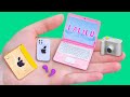 10 DIY Barbie Hacks and Crafts / Miniature IPhone 12, MacBook and More!