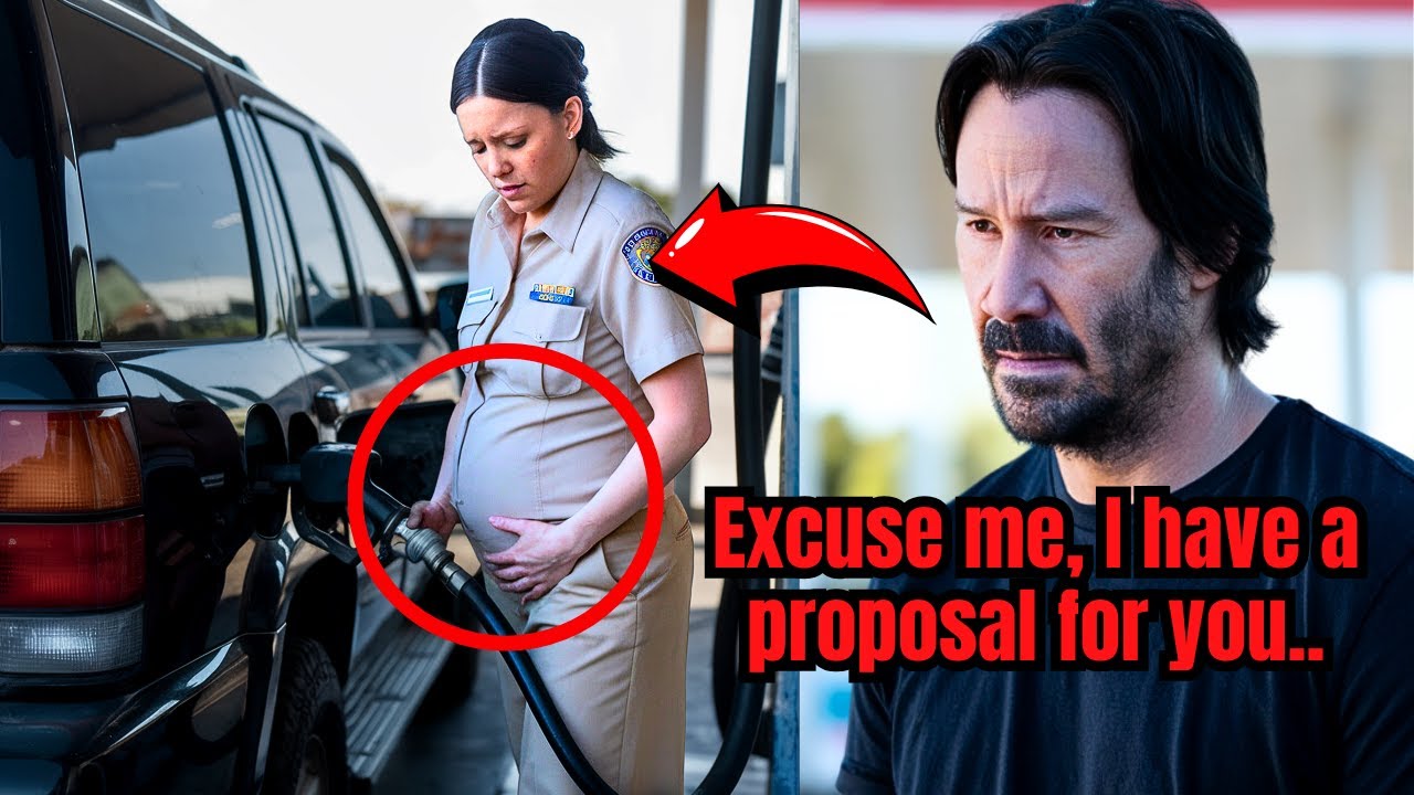 Keanu Reeves Notices a Pregnant Woman Working Hard at a Gas Station, and His Act Will Shock You...