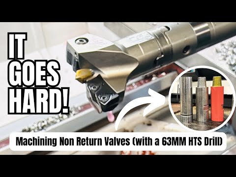 HTS Drilling At 750 RPM (The Chips Literally EXPLODE off!)