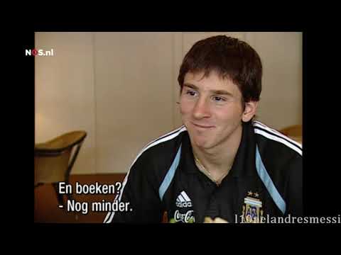 Lionel Messi rare interview (17 years old)